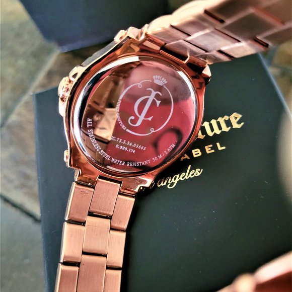 Juicy Couture Women's 1901106 Pedigree Rose Gold Watch - Picture 3 of 7